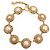 VINTAGE CHANEL NECKLACE CHOKER WITH MEDALLIONS IN PEARLS AND GOLDEN METAL