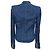 Balmain Korsett-Jeansjacke aus blauer Baumwolle - Ansicht 3