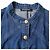 Balmain Korsett-Jeansjacke aus blauer Baumwolle - Ansicht 5