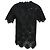 Blusa de algodón negro con detalles de encaje floral Dolce & Gabbana - vista 3