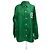 Edge Céline Jaqueta Coach em Poliamida Verde com Estampa de Logo Celine