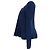 Blazer Peplum con zip Carven in viscosa blu navy - vista 2