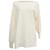 Oversized Strickpullover aus Baumwolle von Theory Weiß Roh  - Ansicht 1