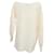 Oversized Strickpullover aus Baumwolle von Theory Weiß Roh  - Ansicht 3
