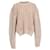 Beige Kabelstrickpullover aus Wolle von Chloé