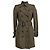 Trench coat de longitud media Queensborough en algodón oliva de Burberry Verde Verde oliva