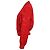 Giacca bomber reversibile in broccato Moncler in poliestere rosso - vista 2