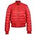 Giacca bomber reversibile in broccato Moncler in poliestere rosso - vista 4