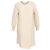 Abrigo de shearling Burberry Brit en lana crema Blanco Crudo