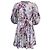 Abito Mini con Stampa Floreale Celestiale Zimmermann in Lino Multicolore