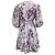 Abito Mini con Stampa Floreale Celestiale Zimmermann in Lino Multicolore - vista 3