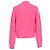Ganni Strickjacke aus rosa Wolle mit Kristallknöpfen Pink - Ansicht 3