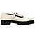 Reformation Mary Jane Flats in Pelle Bianca Bianco Crudo