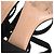 Sandali Janis Low Gianvito Rossi in Camoscio Nero - vista 7