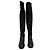 Bottes au-dessus du genou Lowland de Stuart Weitzman en cuir noir - vue 2