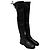 Bottes au-dessus du genou Lowland de Stuart Weitzman en cuir noir - vue 5