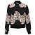 Felisa Spitzen-Bomberjacke von Alice + Olivia aus schwarzem Polyester