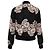 Felisa Spitzen-Bomberjacke von Alice + Olivia aus schwarzem Polyester - Ansicht 3