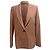 Beige Polyester Einreiher Blazer von Victoria Victoria Beckham
