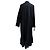 Abito camicia in popeline nero con bordi scallop See by Chloé - vista 3