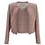 Chaqueta con flecos Iro Shavani en algodón rosa Castaño