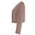 Chaqueta con flecos Iro Shavani en algodón rosa Castaño - vista 2