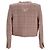 Chaqueta con flecos Iro Shavani en algodón rosa Castaño - vista 3