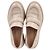 Gianvito Rossi Platform Loafers  in Nude Leather Brown Flesh - view 3