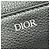 Pochette Messenger Saddle Dior in pelle di vitello grana nera Nero - vista 3