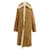 Abrigo de shearling Christian Dior Beige