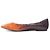 Scarpe in pelle Louis Vuitton Marrone Rosso - vista 2