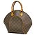 Borsa a mano Ellipse MM Monogramma Louis Vuitton Marrone