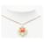 Collana in strass Chanel Coco Mark D'oro Arancione - vista 7