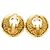 Orecchini vintage a clip Coco Mark di Chanel D'oro - vista 2