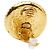 Orecchini vintage a clip Coco Mark di Chanel D'oro - vista 3