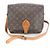 Borsa a spalla in pelle Monogram Cartouchiere MM di Louis Vuitton
