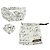 Set Chouchou Chanel Fascia per Capelli Tweed Bianco Nero CC Crudo