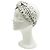 Set Chouchou Chanel Fascia per Capelli Tweed Bianco Nero CC Crudo - vista 2
