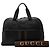 Borsa Boston Sherry Line di Gucci Marrone Nero