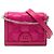 Borsa a tracolla mini GG Marmont matelassé Gucci Rosa