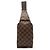 Borsa a Spalla Damier Geronimos Louis Vuitton Marrone