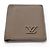 Organizer Tarjetero de cuero marrón Louis Vuitton Castaño - vista 3