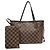 Borsa tote Louis Vuitton Neverfull PM Damier Ebene Marrone