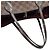 Borsa tote Louis Vuitton Neverfull PM Damier Ebene Marrone - vista 10