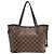 Borsa tote Louis Vuitton Neverfull PM Damier Ebene Marrone - vista 2