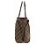 Borsa tote Louis Vuitton Neverfull PM Damier Ebene Marrone - vista 4