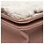 Borsa a spalla con catena Chanel Coco Mark Wallet Marrone Rosa - vista 4