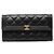 Portafoglio Lungo Boy Chanel in Pelle Caviar Nera Nero
