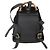 Bamboo Mochila de Bambú GUCCI Ante Negro Dorado 003 1998 0030 Auth YKZ1078 - vista 3