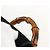 Bamboo Mochila de Bambú GUCCI Ante Negro Dorado 003 1998 0030 Auth YKZ1078 - vista 8